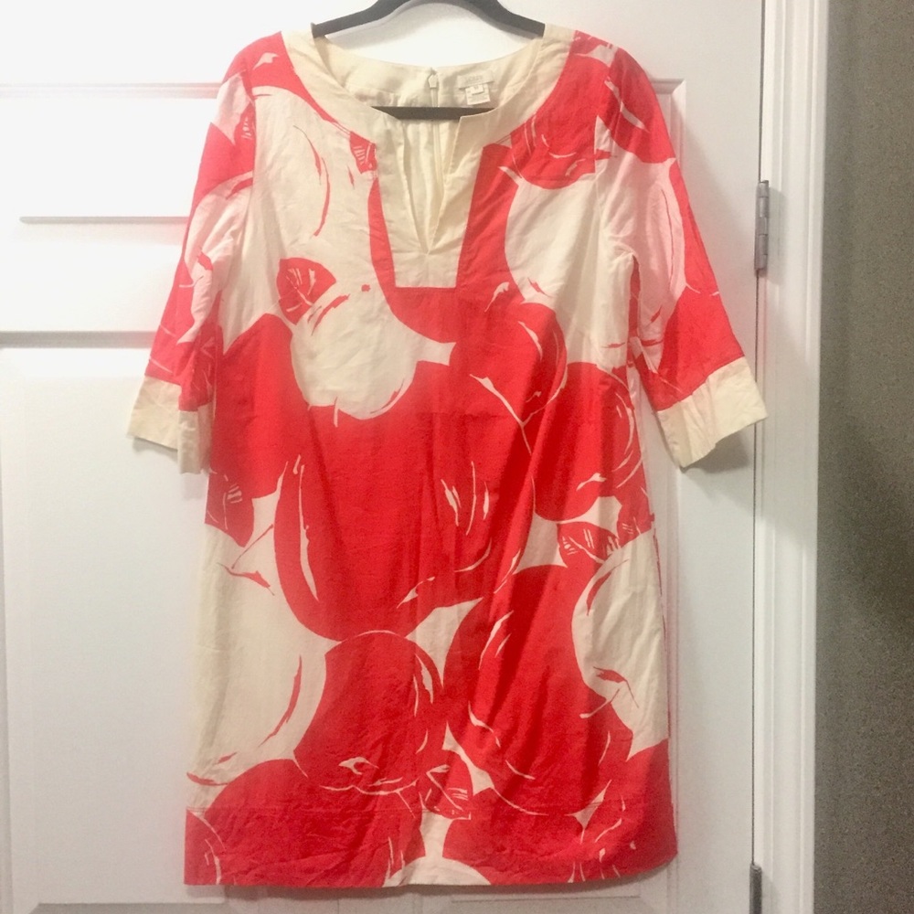 J. Crew linen shift dress